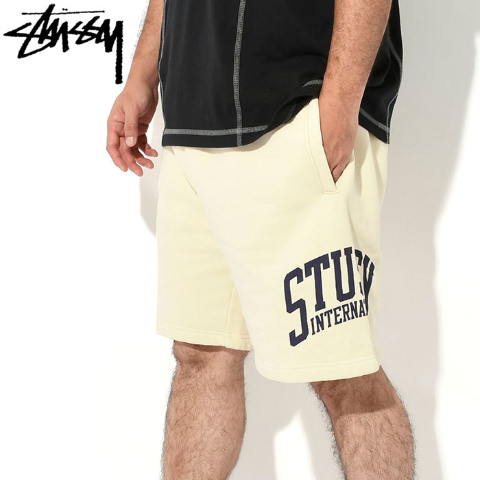 ステューシー ハーフパンツ STUSSY メンズ Stussy INTL ( stussy short pant スウェットショーツ ボトムス 男性用  112318 USAモデル 正規 )