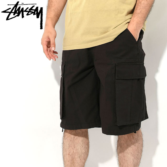 ハーフ・ショートパンツ STUSSY WORKGEAR SHORTS TWILL 4FK536 STUSSY WORKGEAR SHORTS TWILL 4FK536 (STUSSY/ハーフ・ショート