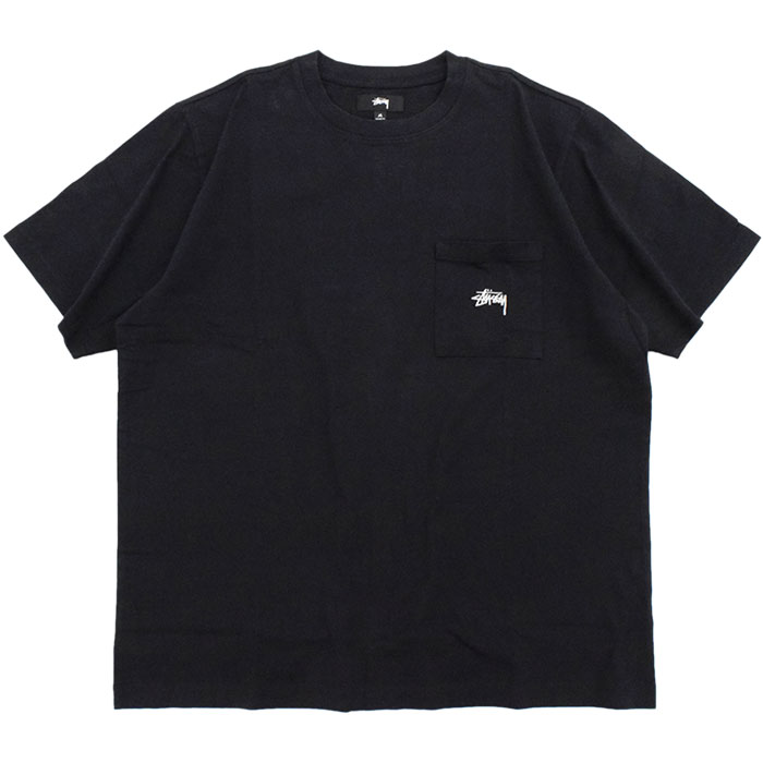 STUSSY ステューシー カットソー 半袖 メンズ Stock Logo Pocket