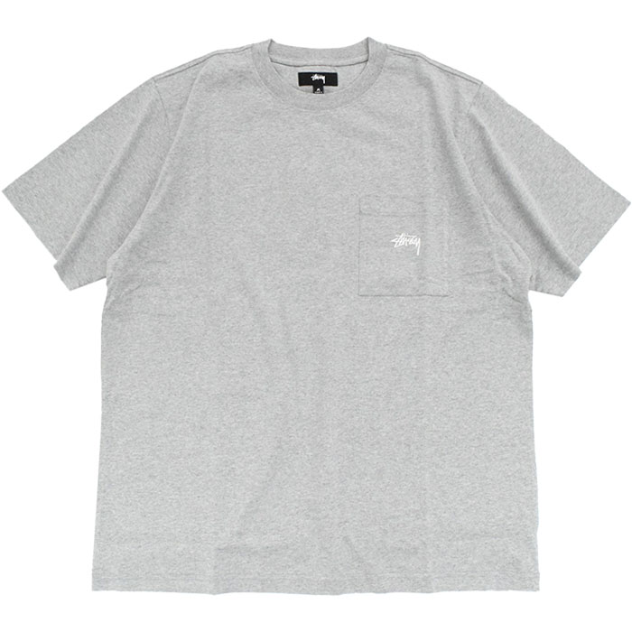 ステューシー カットソー 半袖 STUSSY メンズ Stock Logo Pocket ( stussy crew クルー ポケット ポケT Tシャツ 1140271 USAモデル 正規 )｜icefield｜05