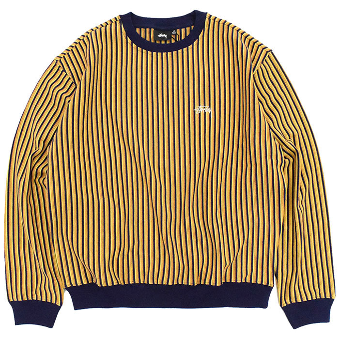 ステューシー カットソー 長袖 STUSSY メンズ Vertical Dot Striped 