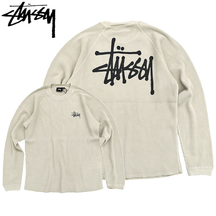 STUSSY ステューシー ラグラン 長袖 メンズ Basic Stock Thermal