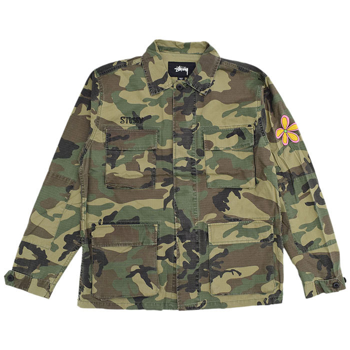 ステューシー ジャケット STUSSY メンズ Letts BDU(stussy JKT ミリタリージャケット アウター ブルゾン 男性用  115362)