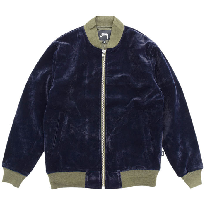 ステューシー ジャケット STUSSY メンズ Velvet Bomber(stussy JKT