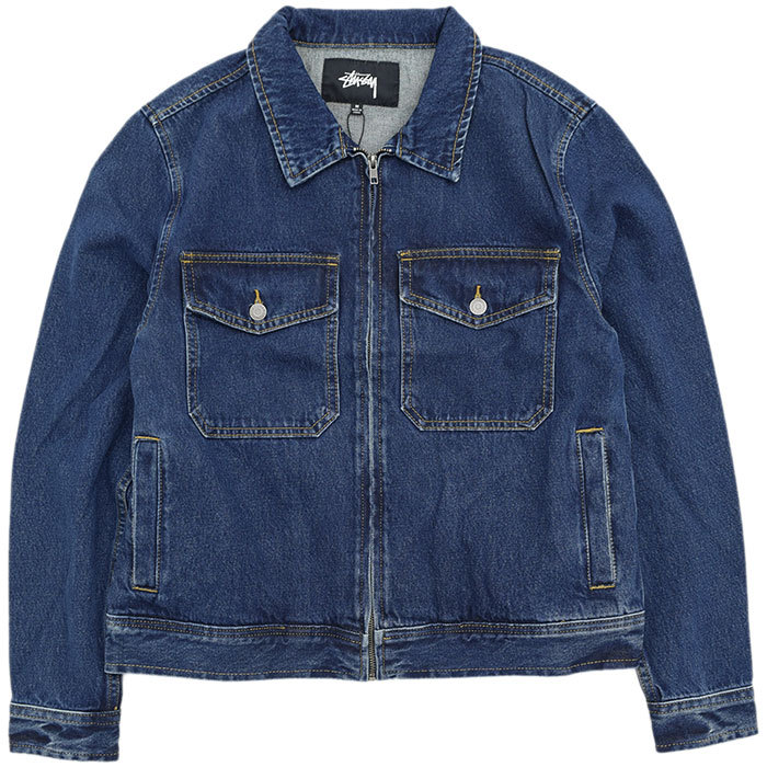 ステューシー ジャケット STUSSY メンズ Denim Garage ( stussy JKT デニム Gジャン JACKET アウター 男性用  115443 USAモデル 正規 )