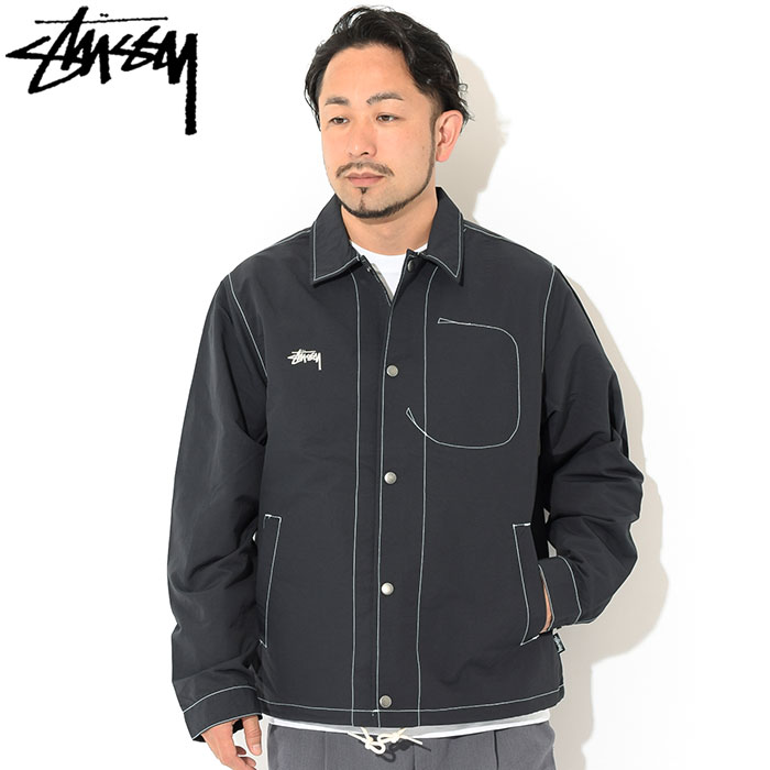 ステューシー ジャケット STUSSY メンズ Folsom Coach ( stussy JKT コーチジャケット JACKET アウター  115555 USAモデル 正規 )