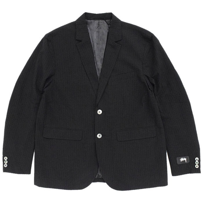 ステューシー ジャケット STUSSY メンズ 21SU Seersucker Sport Coat ( stussy JKT シアサッカー テーラード JACKET 115578 USAモデル 正規 )｜icefield｜02