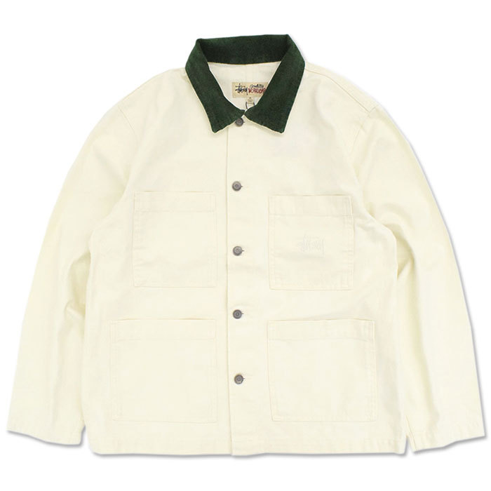 ステューシー ジャケット STUSSY メンズ Cord Collar Canvas Chore