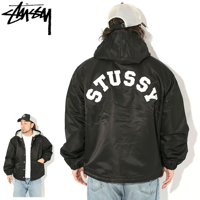 STUSSY（ステューシー） ジャケット メンズ Hooded Coaches ( JKT 中綿