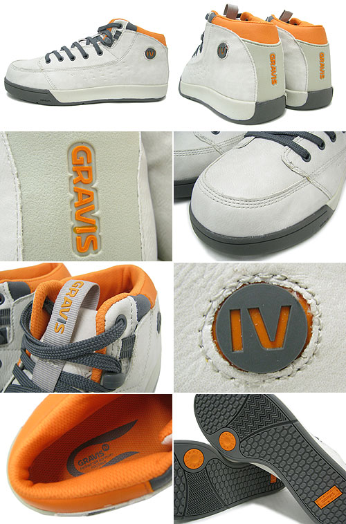 gravis グラビス スニーカー ターマック ハイカット WP Silver