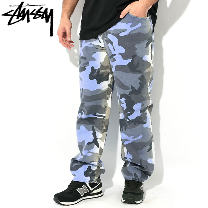 ステューシー パンツ STUSSY メンズ Spray Dye Canvas Big OL ( stussy jean denim pant  デニムパンツ ジーンズ ジーパン ボトムス 116640 USAモデル 正規 )