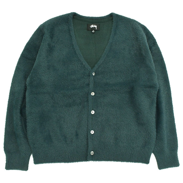 Stussy Shaggy Cardigan L ステューシー カーディガン