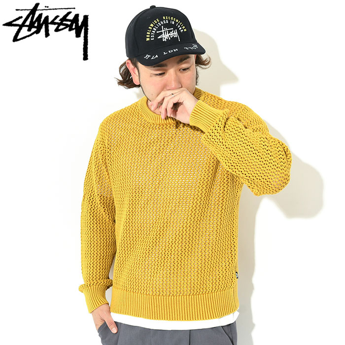 ステューシー セーター STUSSY メンズ 23FA Pigment Dyed Loose Gau...