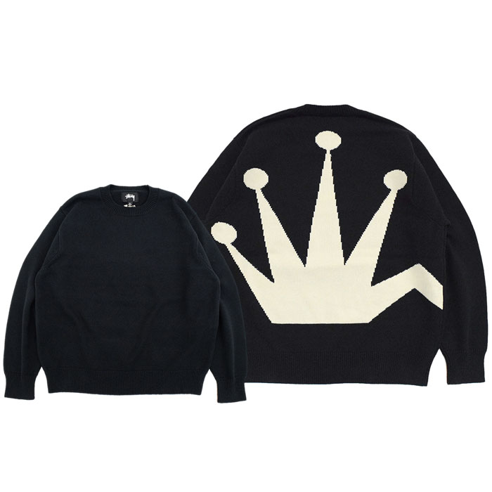 ステューシー セーター STUSSY メンズ Bent Crown ( stussy sweater 