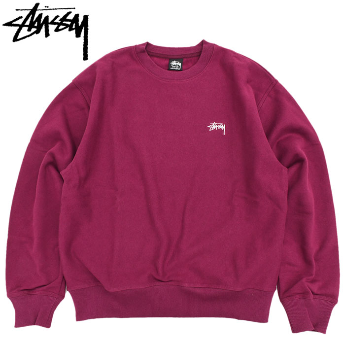 ステューシー トレーナー メンズ 23HO Stock Logo ( stussy crew swe...