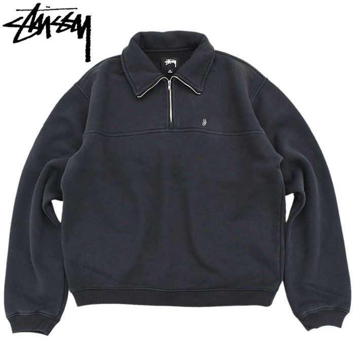 ステューシー トレーナー STUSSY メンズ Fleece Zip Mock Neck ( stussy sweat スウェット トップス 男性用 118539 USAモデル 正規 )｜icefield｜02