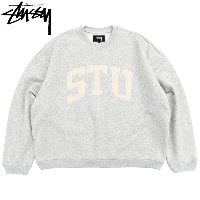 STUSSY ステューシー トレーナー メンズ STU Applique ( crew