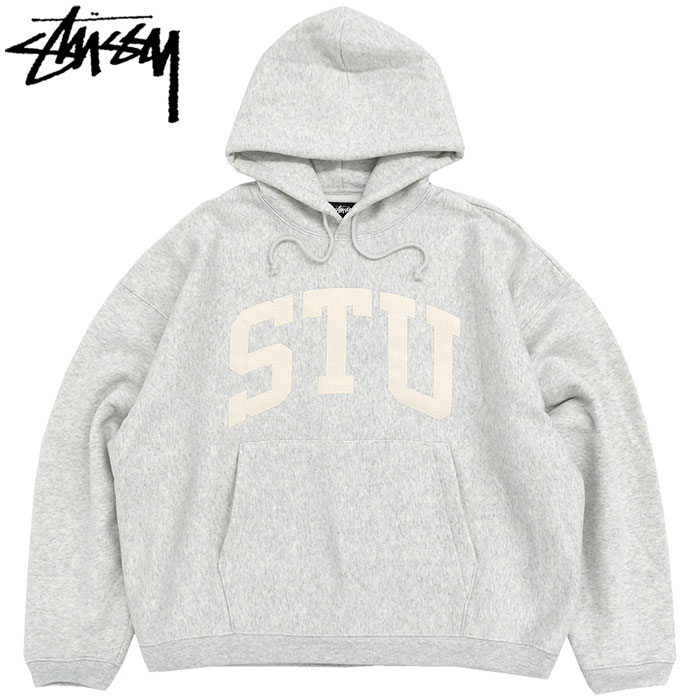 最新のデザイン ステューシー STUSSY パーカー STU メンズ プルオーバー スケートボード