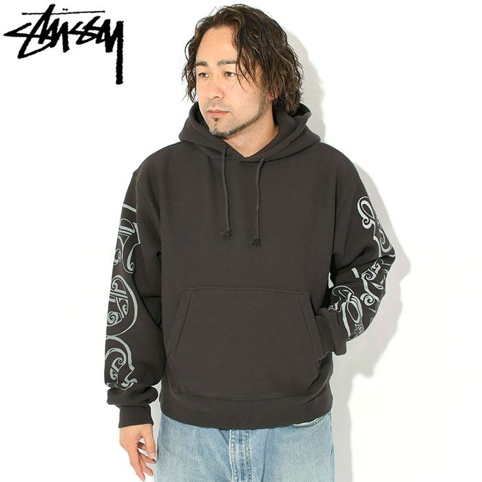 STUSSY（ステューシー） パーカー プルオーバー メンズ Motif Print