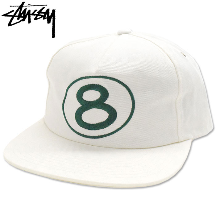 ステューシー キャップ 帽子 STUSSY Number 8 Snapback Cap (ベースボールキャップ スナップバック メンズ・男性用  1311020 USAモデル 正規)