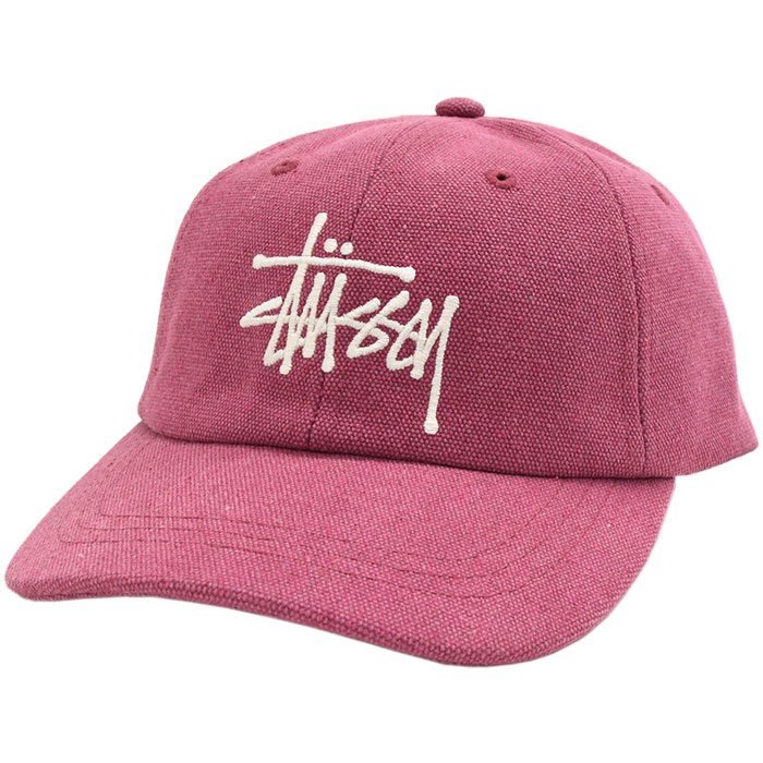 STUSSY ステューシー キャップ 帽子 Canvas Big Basic Low Pro