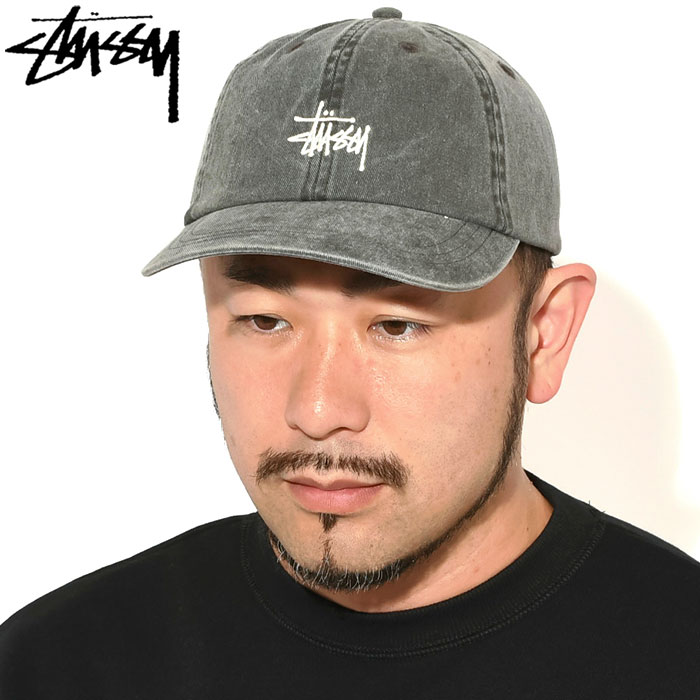 ステューシー キャップ 帽子 STUSSY Washed Basic Low Pro Cap ( ローキャップ ストラップバック メンズ・男性用 1311118 USAモデル 正規 ) | STUSSY | 01