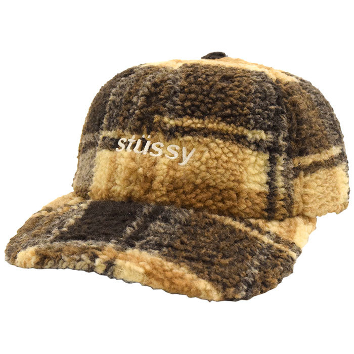 ステューシー キャップ 帽子 STUSSY Sherpa Fleece Low Pro Cap (ローキャップ ストラップバック シェルパ フリース 131954 USAモデル 正規)｜icefield｜03