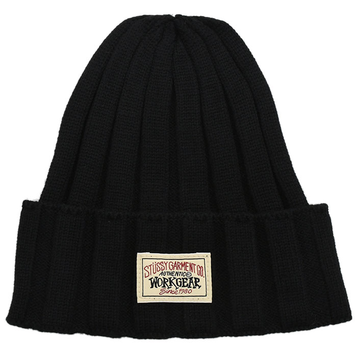 ステューシー ニット帽 STUSSY Workwear Cuff ( stussy beanie ビーニー 帽子 ニットキャップ メンズ・男性用  1321147 USAモデル 正規 )[M便 1/1]