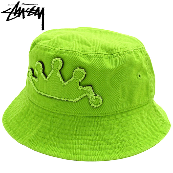 ステューシー バケット ハット STUSSY Crown Applique Bucket Hat 帽子 ( stussyhat メンズ・男性用  1321205 USAモデル 正規 )[M便 1/1]