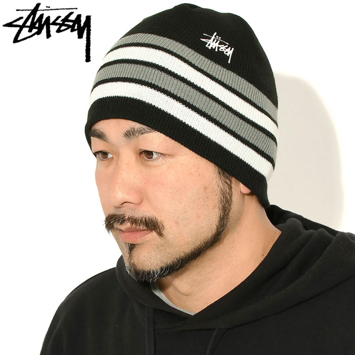 STUSSY（ステューシー） ニット帽 STUSSY Basic Striped Skullcap