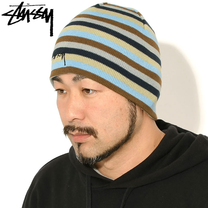 ¹/（STUSSY／メンズニット帽、ビーニー）（色：マルチカラー）｜帽子