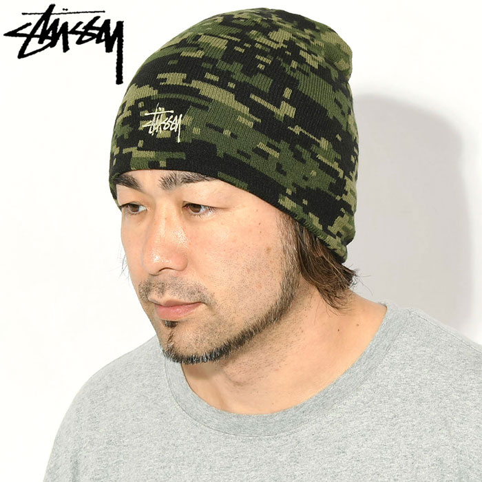 STUSSY（ステューシー） ニット帽 STUSSY Basic Digi Camo Skullcap