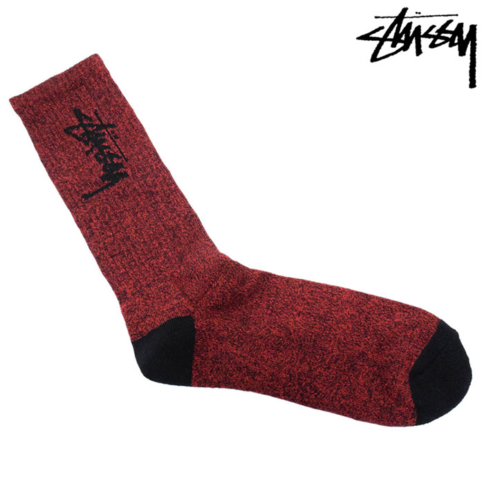 STUSSY 非売品クリスマス柄大型ニットソックス FuzzyFestiveSocks