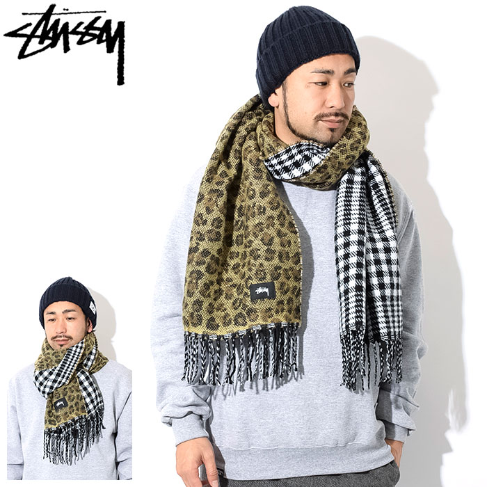 ステューシー マフラー STUSSY メンズ HO18 Double Faced Wool(stussy scarf スカーフ メンズ・男性用 138646 USAモデル 正規 )｜icefield｜02