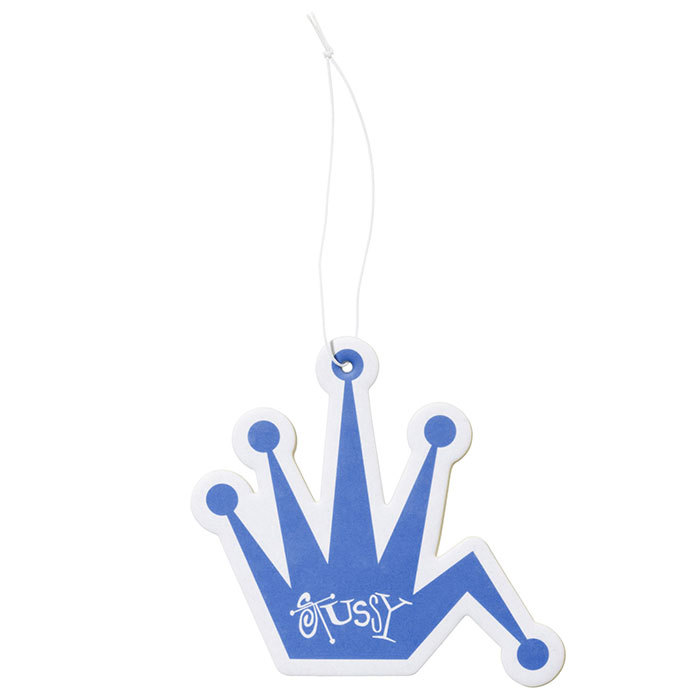 ステューシー エアフレッシュナー STUSSY Bent Crown ( stussy air freshener 芳香剤 カー用品 ペーパータイプ  138718 USAモデル 正規 小物 )