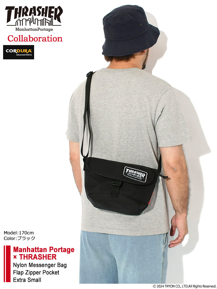 Manhattan Portageマンハッタンポーテージのバッグ Nylon Messenger Bag Flap Zipper Pocket Extra Small01