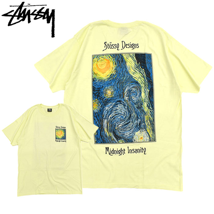 ステューシー Tシャツ 半袖 STUSSY メンズ & レディース Midnight Insanity ( stussy tee T-SHIRTS  カットソー トップス 1904689 USAモデル 正規 )[M便 1/1]