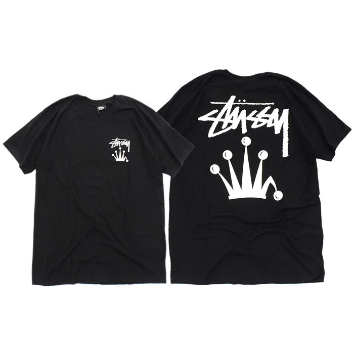 ステューシー Tシャツ 半袖 STUSSY メンズ & レディース Stock Crown ( stussy tee T-SHIRTS カットソー トップス 1904715 USAモデル 正規 )｜icefield｜03