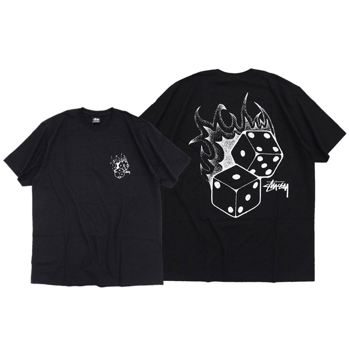 ステューシー Tシャツ 半袖 STUSSY メンズ Fire Dice ( stussy tee T-SHIRTS カットソー トップス 男性用  1904790 USAモデル 正規 )