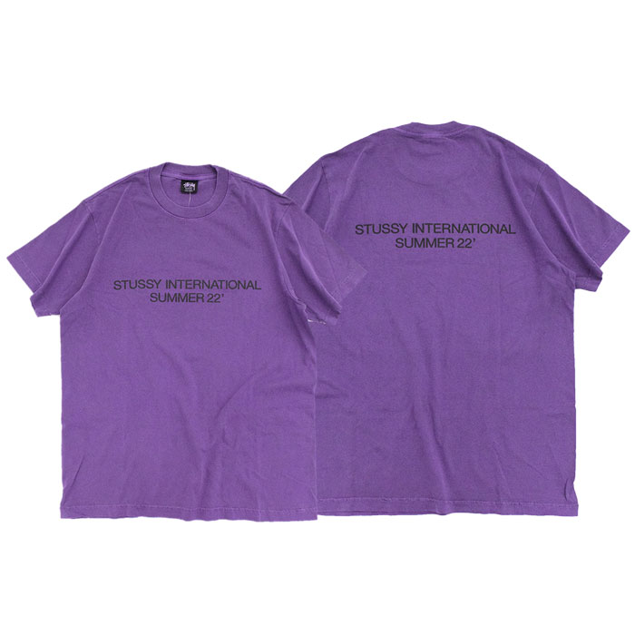 ステューシー Tシャツ 半袖 STUSSY メンズ International 22 Pigment 