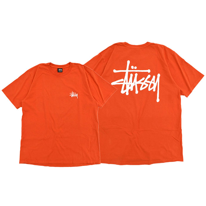 ★【STUSSY】★BASIC STUSSY PIGMENT DYED TE.E ステューシー★ STUSSY ステューシー Tシャツ 半袖 メンズ Basic Stussy Pigment
