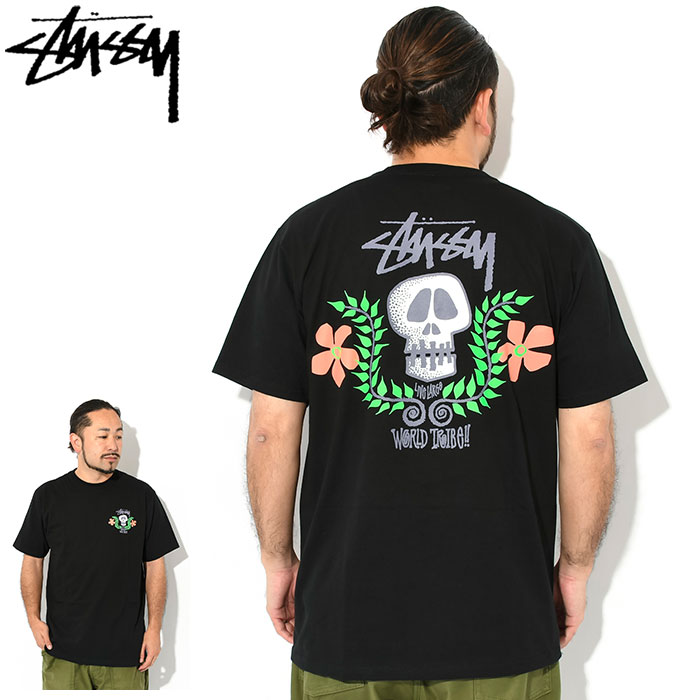 ステューシー Tシャツ 半袖 STUSSY メンズ Skull Crest ( stussy tee T