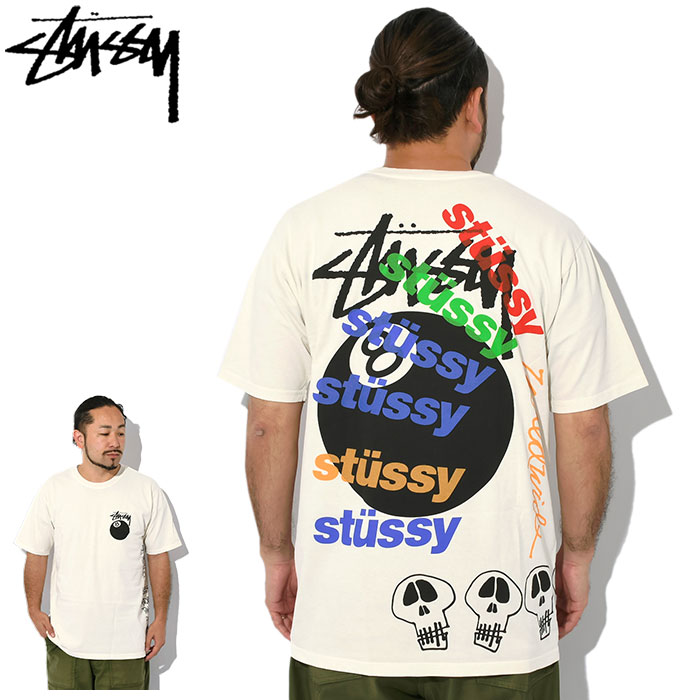 ステューシー Tシャツ 半袖 STUSSY メンズ Test Strike Pigment Dyed (stussy tシャツ tee ピグメント  1904915 USAモデル 正規)[M便 1/1]