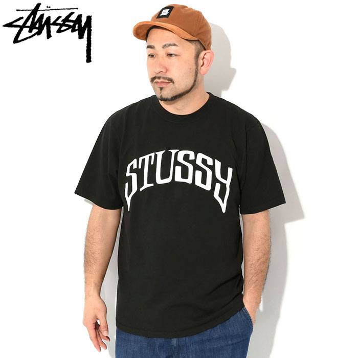 ステューシー Tシャツ 半袖 STUSSY メンズ Arched Pigment Dyed ( stussy tシャツ tee ピグメント カットソー トップス 1905085 USAモデル 正規 )[M便 1/1] | STUSSY | 01
