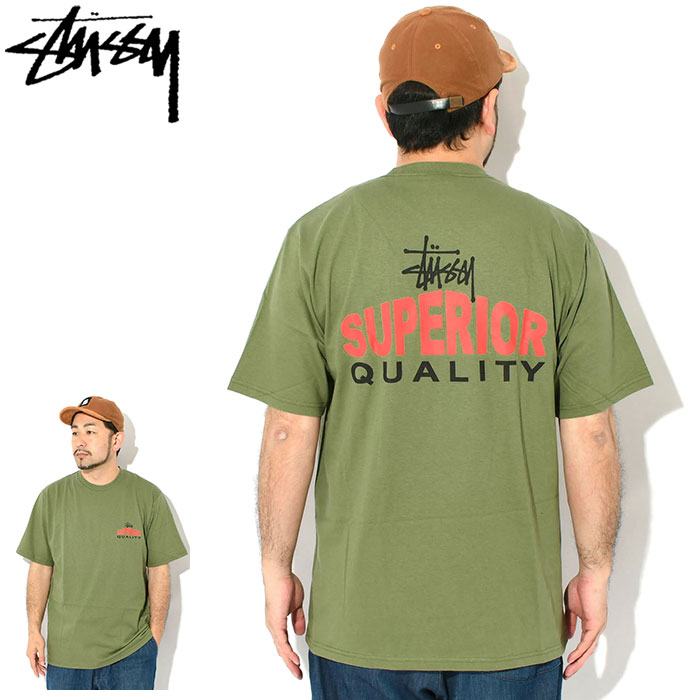 STUSSY SUPERIOR QUALITY 半袖 Tシャツ 送料/関税込 STUSSY ステューシー Tシャツ 半袖 メンズ Superior Quality