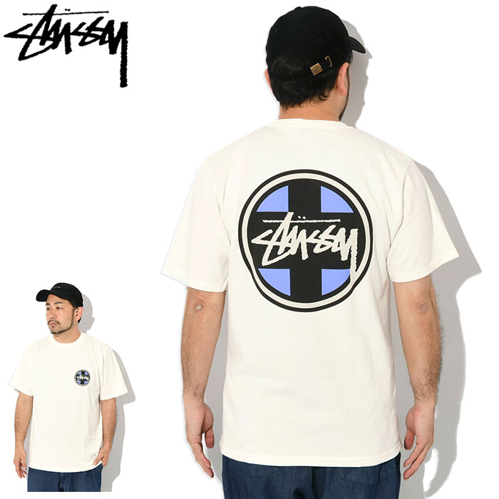 STUSSY ステューシー Tシャツ 半袖 メンズ Cross Dot Pigment