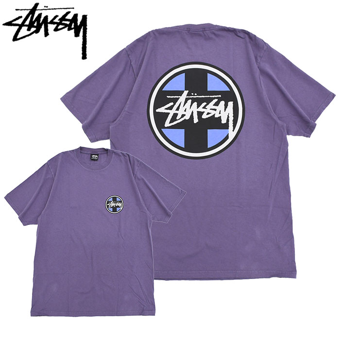 STUSSY ステューシー Tシャツ 半袖 メンズ Cross Dot Pigment