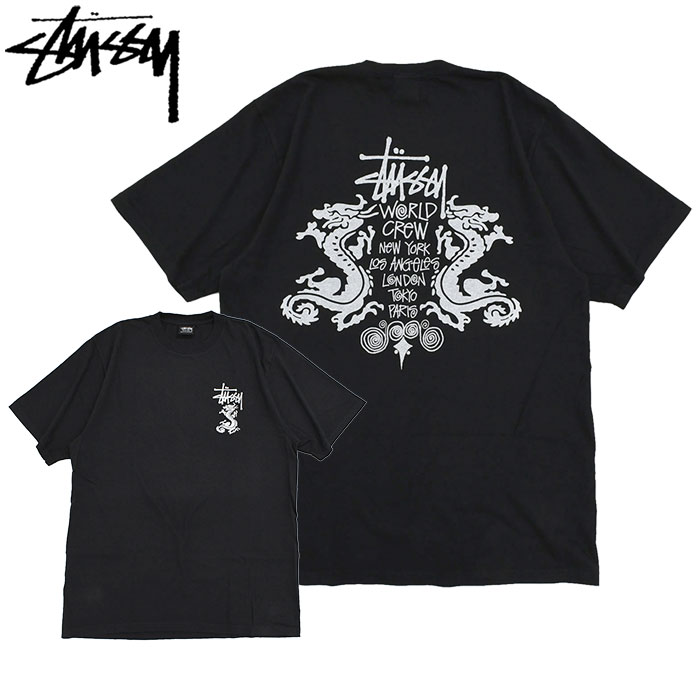 Stussy Grassfed T-Shirt Black ステューシー 半袖 Tシャツ STUSSY (ステューシー) GRASSFED TEE 1905046 Tシャツ 半袖 並行