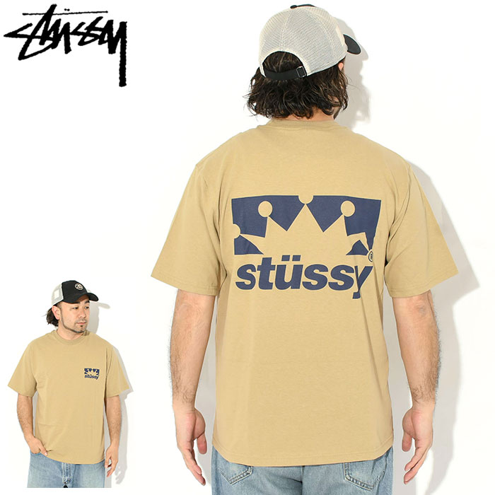 STUSSY（ステューシー） Tシャツ 半袖 メンズ Box Crown ( stussy tee
