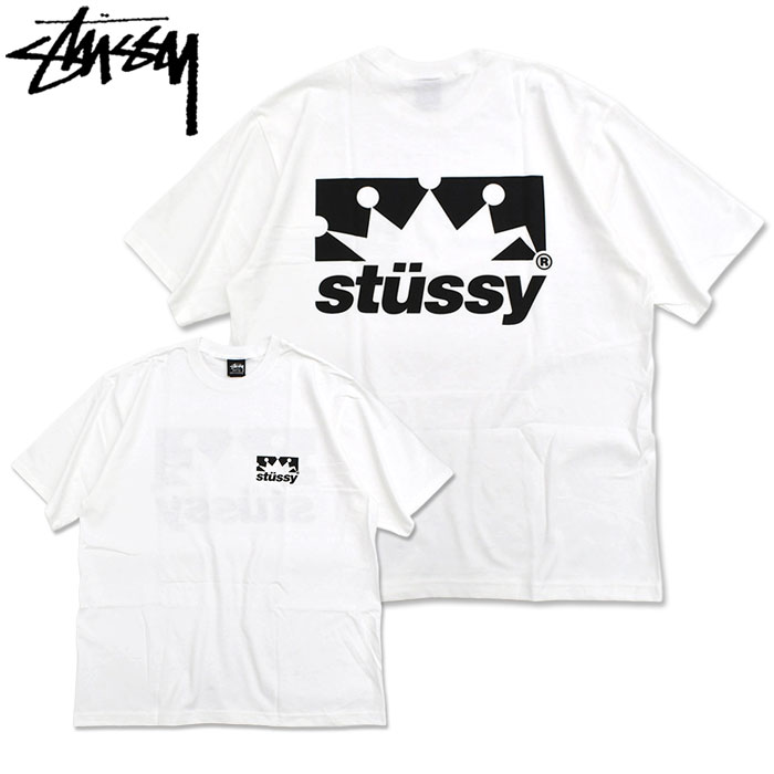 STUSSY（ステューシー） Tシャツ 半袖 メンズ Box Crown ( stussy tee